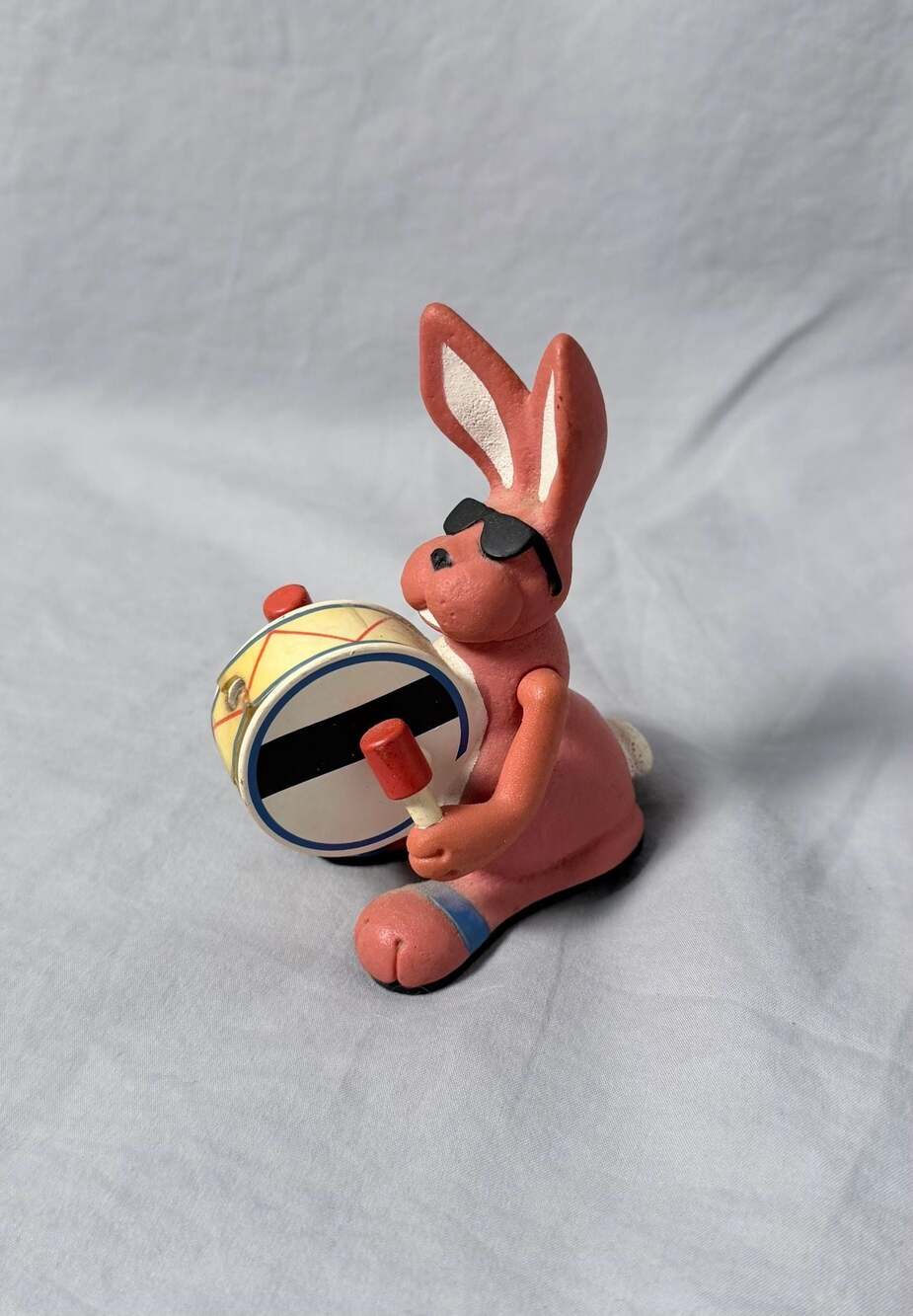 Vintage Energizer Bunny Drummer Figurine